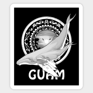 Humpback Whales Guam Sticker